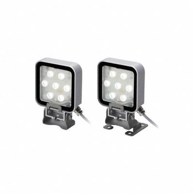 PATLITE LED Light: No Arm, LED, 550 lm Max Brightness, 6500K, Bracket, 24V DC ±10% - Articulating Machine Tool Lights