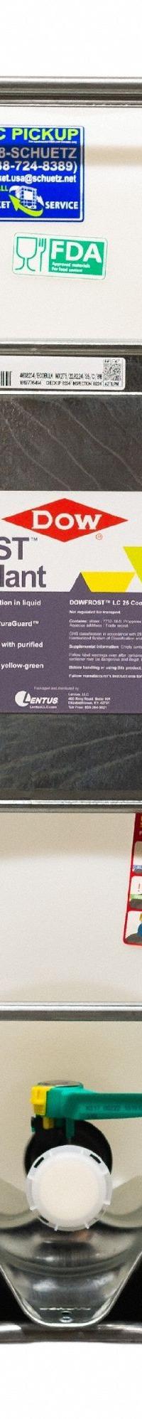 DOWFROST Heat Transfer Fluid: Dowfrost, Not Food Safe, 25% Concentration, Yellow, 265 gal Tote (MPN 9996005). Key specifications — Brand: DOWFROST; Series: Dowfrost.