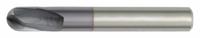 WIDIA HANITA Ball End Mill: Carbide, TiAlN Coated, 2 Flute, 1 mm Mill Dia, 3 mm LOC, 38 mm OAL (MPN 715101000RT)
