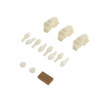 ELKAY Push Bar Repair Kit: (10) Rivet-Drive Types/(2) Bumpers Cork/Rubber/(2) Press Bars/(6) Pivots (MPN 98537C). Key specifications — Compatible Product Type: Various Elkay and Halsey Taylor Water Coolers; Includes: (6) Pivots; Product Type: Push Bar Repair Kit; Brand: ELKAY; Filter Product Type: other.