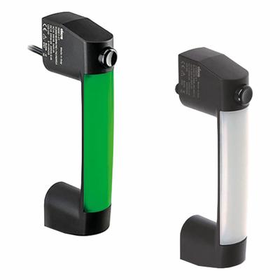 ELESA Handle with Monostable Switch: 2NC, 8 Pin M12, 113 mm Grip Lg, 212.5 mm Handle Lg - Elesa Door Handle Safety Interlock Switches