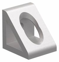 Inside Corner Bracket: Gusseted Inside-Corner Bracket, 25 Series, 25 mm x 22 mm x 25 mm, 2 Holes (MPN 25-4132). Key specifications — Material: Aluminum; Brand: 80/20; Finish: Anodized.