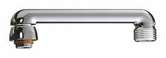 CHICAGO FAUCETS Spout: Spout, Straight, Swivel Spout, Brass, Polished Chrome, Laminar, UNEF (MPN S6E2JKABCP). Key specifications — Includes: Mounting Hardware; Product Type: Spout; Spout Style: Swivel; Body Material: Brass; Color/Finish: Polished Chrome; Brand: CHICAGO FAUCETS.