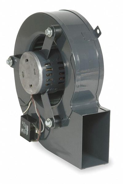 Dayton Blower: 7 in Wheel Dia, Direct Drive, 207 cfm, 1/20 hp, 115V AC, 1 Ph, Open - OEM Direct-Drive Blowers with Drive