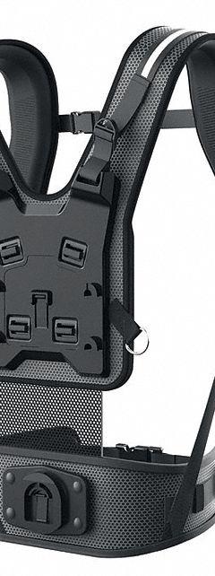 EGO Backpack Harness: 56V DC, Battery, 0 Batteries Included, 0 Chargers Included (MPN AFH1500). Key specifications — Features: Water Proof and Sensitive Skin Friendly Fabric for Long Term Wear; Voltage: 56V DC.