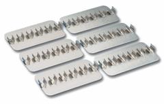 GENIE Clip Plate: SI-1100/SI-1101/SI-1200/SI-1201/SI-1400/SI-1401/SI-2200/SI-2201, Clip Plate, Metal (MPN SI-1121). Key specifications — Hold Capacity: (6) 15 to 17 mm Diameter Tubes; Brand: GENIE; Compatible with Manufacturer Model Number: SI-1401; Material: Metal; Product Type: Clip Plate.