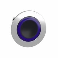 SCHNEIDER Flush Push Button: Blue, 30 mm Mounting Size, Metallic, Momentary (MPN ZB4FW963). Key specifications — Brand: SCHNEIDER; Action: Momentary; Series: XB4; Push Button Material Type: Metallic.