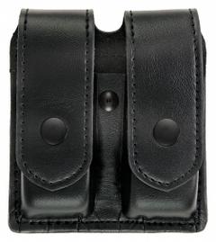 HEROS PRIDE Magazine Pouch: Black, Synthetic Leather, Plain, 5 1/2 in x 1 3/8 in, Snap Closure (MPN 1434PB). Key specifications — attr188437: Black; attr188438: Synthetic Leather; attr188431: Magazine Pouch.