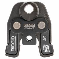 RIDGID Cordless Press Tool Jaw: 5/8 in Pipe, Copper, For RLS Press, Compact Tool Types (MPN 55128). Key specifications — attr518773: Jaw; attr518762: Copper; attr518771: Steel; attr518761: RLS Press; attr518760: RIDGID.
