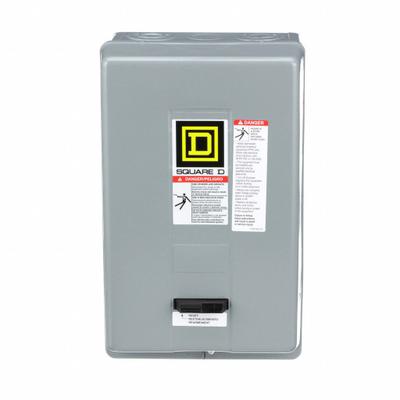 SQUARE D NEMA Magnetic Motor Starter: Non-Reversing, 3 Poles, NEMA Size 2 - Enclosed Non-Reversing Starters with Electronic Overloads