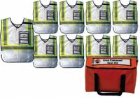 DISASTER MANAGEMENT SYSTEMS Area Command Vest Kit: Safety Vest ANSI Class Class 1, White, Nylon (MPN DMS 05305). Key specifications — attr358683: Hook-and-Loop; attr378047: DISASTER MANAGEMENT SYSTEMS; attr358676: Class 1; attr358678: Nylon; attr358679: 62 in; attr1314241: Area Command Vest Kit.