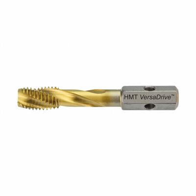 HOLEMAKER TECHNOLOGY Spiral Flute Tap: 1"-8 UNC, 2B, 3 Flute - VersaDrive Spiral-Flute Impact Taps for Blind Holes