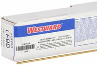 WESTWARD Brazing Alloy: Low-Fuming Bronze, 0%, RBCuZn-C, 1/8 in x 36 in, Bare (MPN 41R230). Key specifications — Tensile Strength: 71 ksi; Yield Strength: 64 ksi; Manufacturer Part Number: 41R230; Brand: WESTWARD; pack-container: 1/pk.