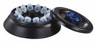 GLOBE SCIENTIFIC Laboratory Rotor: Microcentrifuges, Rotor, 14 1/2 ft Overall Dia, Fixed, (12) 5 mL (MPN GCM-24-5ML). Key specifications — attr1025137: Microcentrifuges; attr1031088: GLOBE SCIENTIFIC; attr1034077: (12) 5 mL; attr1034079: 21,380 x g.