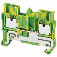 SCHNEIDER Terminal Block: DIN Rail Mounting Type, Push-In Wire Termination, 2 Wire Terminals (MPN NSYTRP22PE). Key specifications — Brand: SCHNEIDER; For Minimum Wire Size: 24 AWG.
