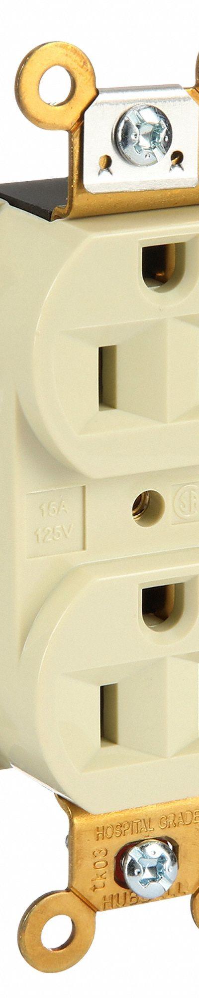 HUBBELL Receptacle: Hospital Grade Fed - General Purpose Receptacles