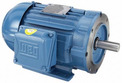 WEG General Purpose Motor: C-Face/Rigid Base Mount, Totally Enclosed Fan Cooled - C-Face with Rigid Base 3-Phase General Purpose AC Motors