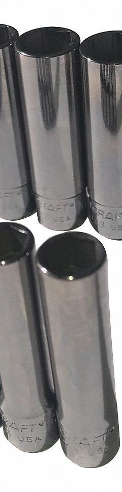 ABILITY ONE Socket Set: 1/4 in Drive, 11 Piece, 6-Point, Metric, 5 mm to 14 mm (MPN 5120-01-659-3462). Key specifications — attr1224269: 1/4 in; attr1204685: Tether Ready; attr1204650: 5 mm to 14 mm; attr1204673: Socket Bits Not Included; attr1204688: ABILITY ONE; attr1206170: Deep Sockets.
