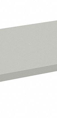 TENNSCO Shelf: 48 in x 18 in, 700 lb Load Capacity, Steel, 18 ga Decking, Light Gray, Shelf (MPN HDSL-4818). Key specifications — attr7875: Steel; attr7906: Shelf; attr17410: Zinc Plated; attr17412: Single Straight; attr17414: Light Gray; attr17415: Steel; attr37831: TENNSCO; attr37833: Zinc Plated.