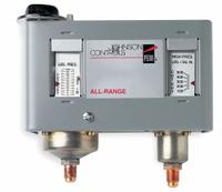 Dual Pressure Control: SPST, 12 in Hg to 80 psi Low Side, 100 psi to 500 psi High Side, NEMA 1 (MPN P170LB-6C). Key specifications — Series: P170; Brand: JOHNSON CONTROLS; Product Type: Dual Pressure Control; Manufacturer Part Number: P170LB-6C.