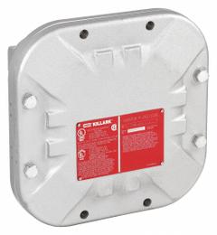 HUBBELL KILLARK Hazardous Location Enclosure: Junction Box, 16 in x 16 in x 9 in, Bolts, Solid Cover (MPN EXB-12126 N34). Key specifications — Brand: HUBBELL KILLARK; Closure Method: Bolts.