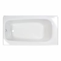 AMERICAN STANDARD Soaking Tub: Left Drain Location, 17 3/4 in Overall Ht, 60 in Overall Lg (MPN 2460002.020). Key specifications — Features: Left-Hand Drain; Brand: AMERICAN STANDARD.