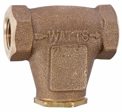 Watts Inline Strainer: Copper Silicon Alloy, 1/4 in, NPT, Mesh, 0.025 in Screen Size - Cast Copper Inline Strainers