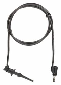 APPROVED VENDOR Test Leads: Black Electrical Current Color, Test Clip, Stacking Banana Plug, 5 ft Lg (MPN 5TXE3). Key specifications — Brand: APPROVED VENDOR.