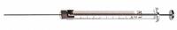 HAMILTON Syringe: 100 ul Capacity - mL, Gastight, Borosilicate Glass, PTFE, Replaceable Tip, PTFE (MPN 81030). Key specifications — Attachment Type: Small Removable; Plunger Material: PTFE; Needle Point Style: 2; Needle Type: Removable; Tip Material: PTFE; Barrel Material: Borosilicate Glass; Brand: HAMILTON; Compatible Needles: Small RN Hub.
