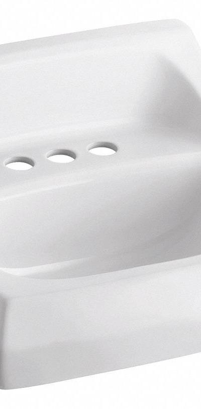 KOHLER Bathroom Sink: Kingston™ - One-Station Wall-Mounted Bathroom Sinks without Faucets