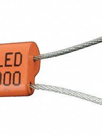 TYDENBROOKS Cable Seals: Orange, Zinc, 12 in Cable Lg, 1/16 in Cable Dia, Random, 250 PK (MPN 1061061). Key specifications — Brand: TYDENBROOKS; Marking Color: Black; Marking Included: Numbers; Marking Message: Sealed; Marking Numbering: Random.