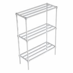 NEW AGE INDUSTRIAL Standard Shelving: 68 1/4 in x 18 in x 48 in, HD-Bar Shelf, Mill Finish (MPN C31848HH6). Key specifications — Color: Silvery White/Gray; Brand: NEW AGE INDUSTRIAL.