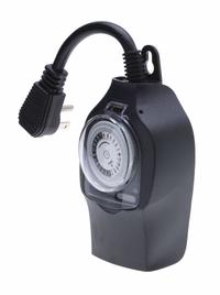 TORK Plug-In Timer: Digital, Outdoor, Not Astronomic, 24 hr Setting, 5-15R, 125V AC (MPN 602B). Key specifications — Brand: TORK; NEMA Receptacle Configuration: 5-15R.