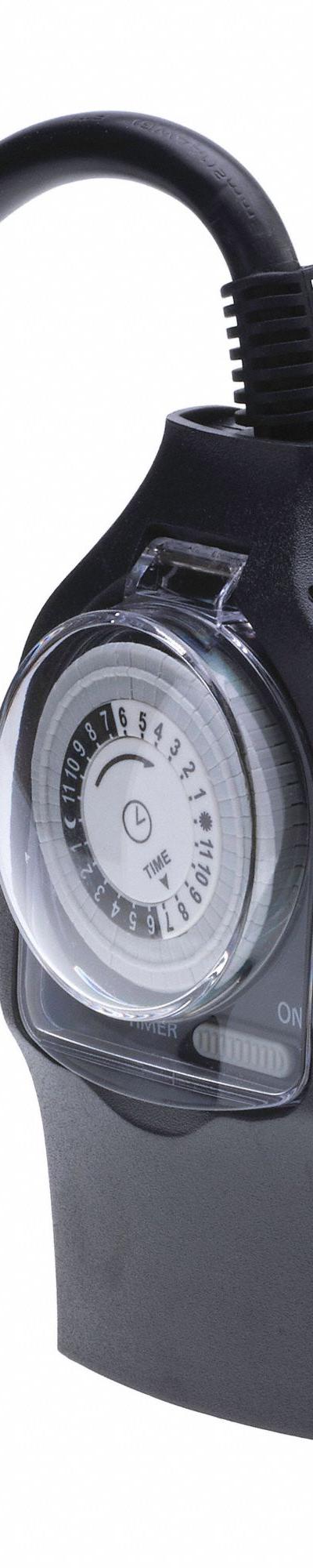 TORK Plug-In Timer: Digital - Outdoor-Rated Digital Plug-In Timer Switches