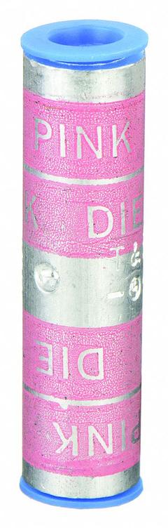 THOMAS & BETTS Open Barrel Splice: 2 AWG Wire Size, Pink Code, 1.81 in, Copper Barrel, 42 Die (MPN 60516). Key specifications — Die Code: 42; Brand: THOMAS & BETTS; Color Code: Pink.
