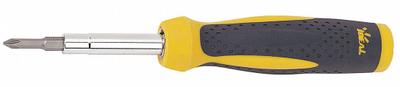 IDEAL Multi-Bit Screwdriver: Phillips/Slotted Tip, #1/1/4 in/#2/3/16 in Tip Size - Twist-On Wire Connector Multi-Bit Screwdrivers