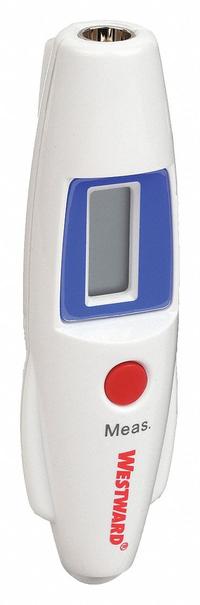 WESTWARD Infrared Thermometer: 1VER1, Max Temp/Min Temp, Fixed @ .95 to 0.95, Std, Pocket Size Body. Key specifications — Features: Use Laser Sighting to Measure Surface Temperatures; Testing Functions: Maximum Temperature; Resolution °F: 0.1°F; Manufacturer Part Number: 1VER1; Mounting Style - NEW: Handheld Only; Includes Work Light - NEW: No Work Light Included; Body Style - NEW: Pocket Size; Accuracy °F: ±2.5% of Reading or ±4.5° Whichever is Greater.