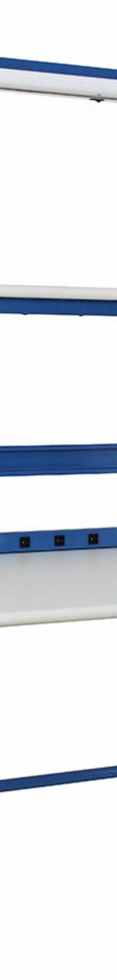 BENCHPRO Workbenches: Adj Ht, Laminate, 72 in x 30 in, 5,000 lb Overall Load Capacity, Blue (MPN DFC-6). Key specifications — Brand: BENCHPRO; Height Adjustability: Adjustable Height.