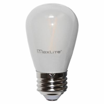 MAXLED Compact LED Bulb: Medium Screw (E26), LED, (S) Sign, S14, 2 W Watt, 2700K - Medium Screw Base (E26) Lamps