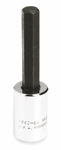 PROTO Socket Bit: 3/8 in Drive Size, Hex Tip, 9 mm Tip Size, 2 23/32 in Overall Lg, Fixed Insert (MPN J4990-9M). Key specifications — attr1204765: Fixed Insert; attr1204767: PROTO.