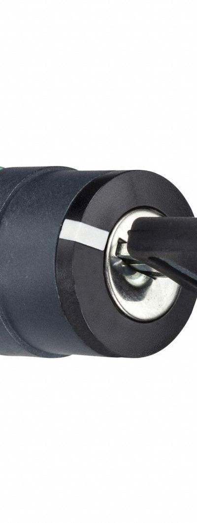 SCHNEIDER ELECTRIC Keyed Selector Switch: 3 Position - Panel-Mounted Key Switches without Contacts
