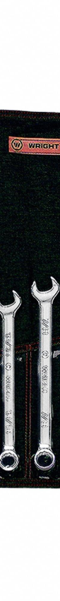 WRIGHT Wrench Set: Steel, Full Polish, 14 Tools, 14 Range of Head Sizes, 15° Head Offset Angle, Std (MPN 914). Key specifications — attr309520: Full Polish; attr309519: Steel; attr309509: 14; attr324929: WRIGHT; attr309512: Tool Roll; attr309522: No; attr309533: Yes.