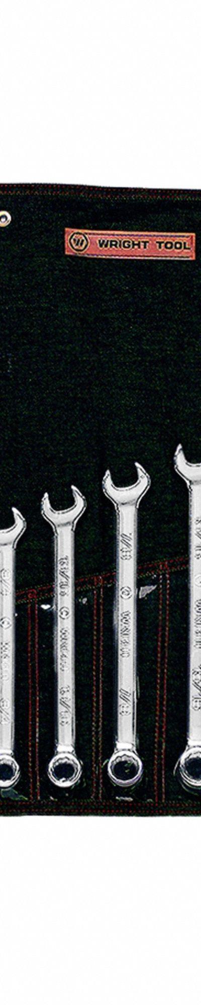 WRIGHT Wrench Set: Steel - SAE 12-Point Combination Wrench Sets