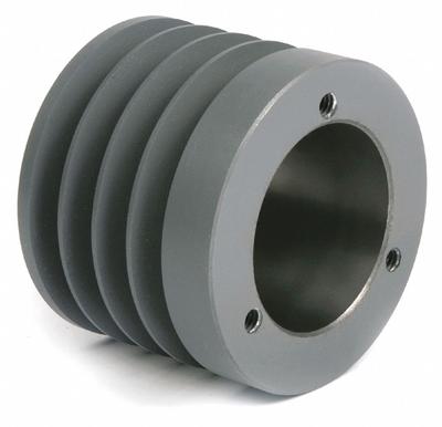 APPROVED VENDOR V-Belt Pulley: B44, 4 Groove, 4.75 in OD, Bushed Bore, SD - Bushed-Bore Cast-Iron V-Belt Pulleys