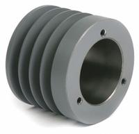 APPROVED VENDOR V-Belt Pulley: B44, 4 Groove, 4.75 in OD, Bushed Bore, SD, Quick Detachable (MPN 444B). Key specifications — attr1318293: B44; attr1318301: 4.4 in (5L, B); attr1318291: 4L, A, or AX.