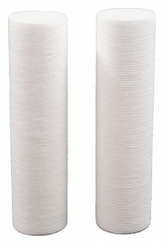 3M AQUA-PURE Water Filter Cartridge: 1 micron, 8 gpm, Polypropylene, 10 in Overall Ht, 2 PK (MPN 5566601). Key specifications — Brand: 3M AQUA-PURE; Filter Media: Polypropylene.
