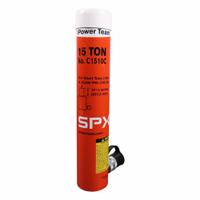 POWER TEAM Hydraulic Cylinder: Single Acting, 15 ton Nominal Capacity, 10 in Nominal Stroke Lg (MPN C1510C). Key specifications — attr98927: POWER TEAM.