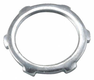 RACO Sealing LockNut for Threaded RMC/IMC: 2 1/2 in Trade Size, Steel, Zinc Plated - Sealing Locknuts for Threaded Conduit (RMC/IMC)