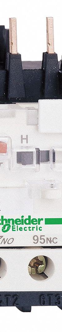 SCHNEIDER Overload Relay: Thermal Protection, 3 Poles, 1NO/1NC, Phase Loss Sensitivity (MPN LR2K0304). Key specifications — Brand: SCHNEIDER; Auxiliary Contact Form: 1NO/1NC; Compatible Contactor Series: TeSys K; Terminal Connection Type: Screw Clamp Terminals; Maximum Voltage Rating: 690V AC (Signaling Circuit); Phase Loss Sensitivity: Yes; Thermal Units Required: None (Relay Includes Integrated Bimetallic Elements); Compatible Contactors: TeSys K Models.
