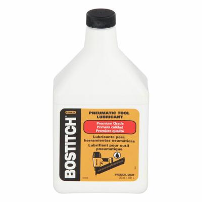 BOSTITCH Air Tool Oil: Mineral, -20°F Min. Op Temp., 240°F Max. Op Temp., Not Food Grade - Air Tool Lubricants